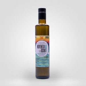 Noventayocho - Aceite de Oliva Virgen Extra - Arbequina Extracción en frío y recolección temprana - 500mL - En caja de 2 unidades