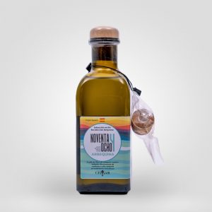 Noventayocho - Aceite de Oliva Virgen Extra - Arbequina Extracción en frío y recolección temprana - 500mL - Frasca - En caja de 2 unidades