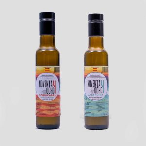 Noventayocho - Aceite de Oliva Virgen Extra - Cornicabra Extracción en frío y recolección temprana - PACK DUO Cornicabra + Arbequina - 250mL